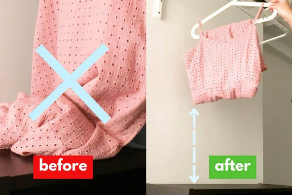 10 Folding and Hanging Hacks to Save Space