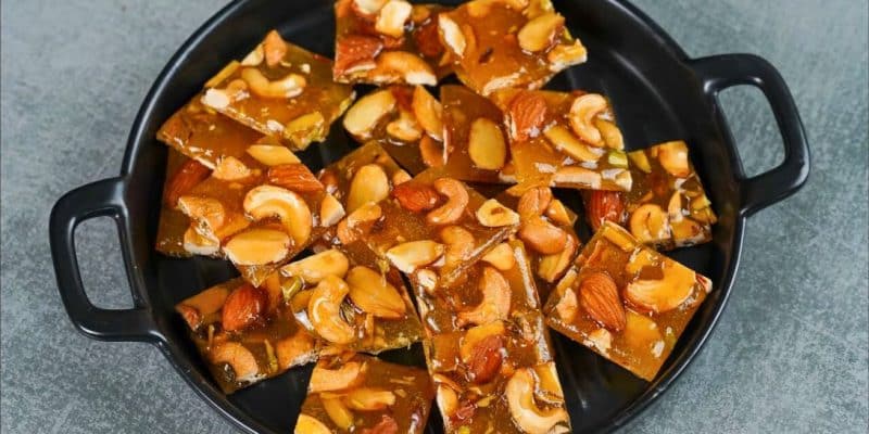 Caramel Nut Bar Recipe | DIY Joy Projects and Crafts Ideas