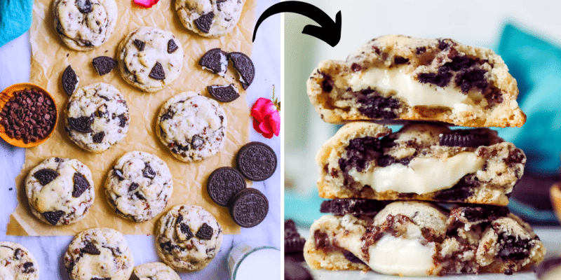 Cheesecake-Stuffed Oreo Cookies Recipe | DIY Joy Projects and Crafts Ideas