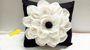 DIY Flower Pillow Cover