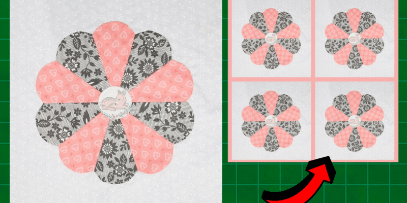 Easy 12″ Flower Dresden Plate Block | DIY Joy Projects and Crafts Ideas