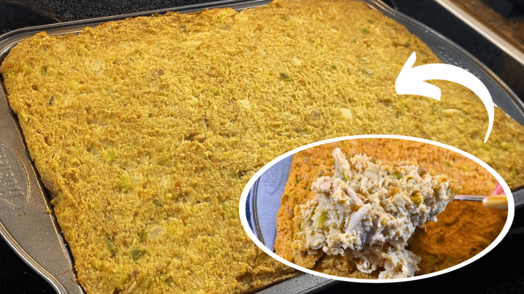 Easy Chicken Cornbread Dressing Recipe