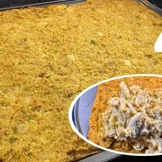 Easy Chicken Cornbread Dressing Recipe - DIY Joy