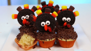 Easy Chocolate Turkey Cupcake Recipe