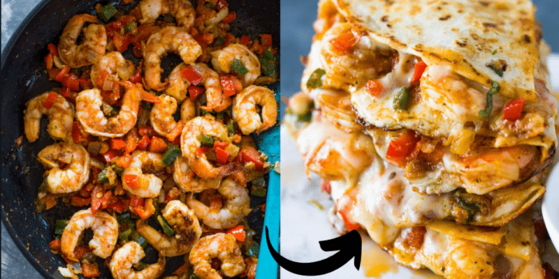 Easy Shrimp Quesadilla Recipe | DIY Joy Projects and Crafts Ideas