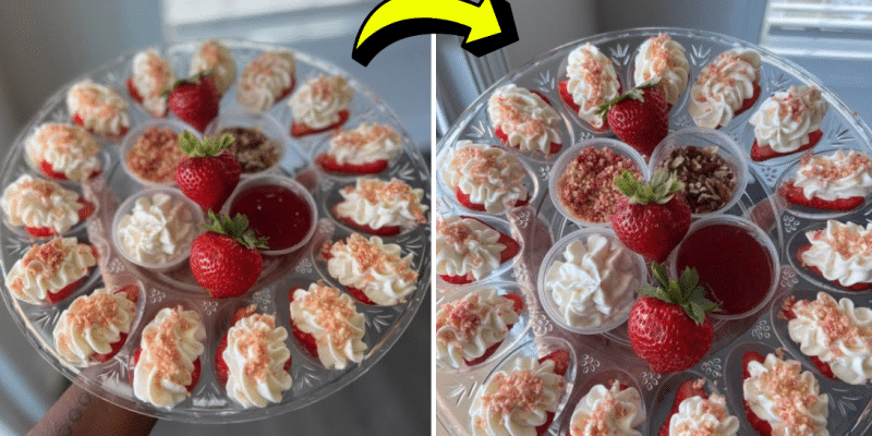 Easy Strawberry Cheesecake Deviled Eggs | DIY Joy Projects and Crafts Ideas