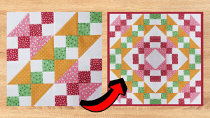 How to Make a State House Quilt Block