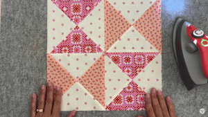 How to Make an Hourglass Quilt Block