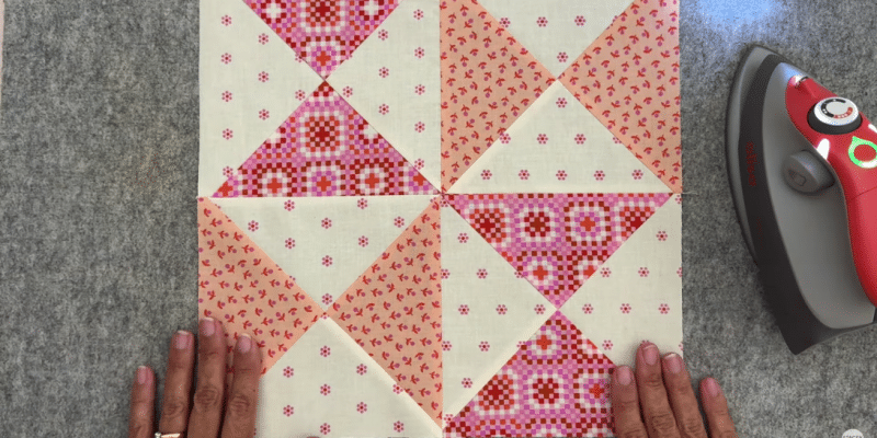 How to Make an Hourglass Quilt Block | DIY Joy Projects and Crafts Ideas