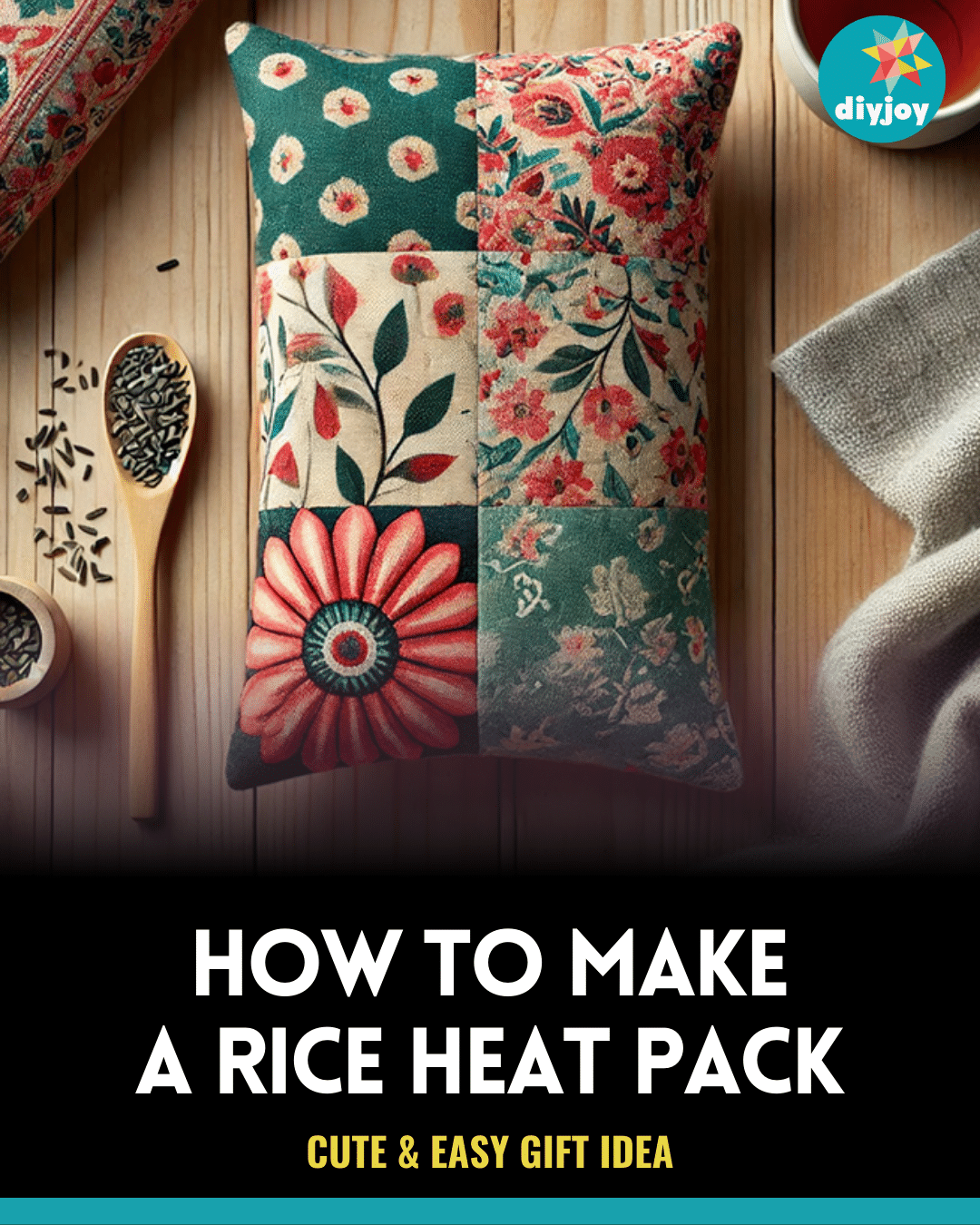 How to Make a Rice Heat Pack Heating Pad - Step by Step Sewing Project