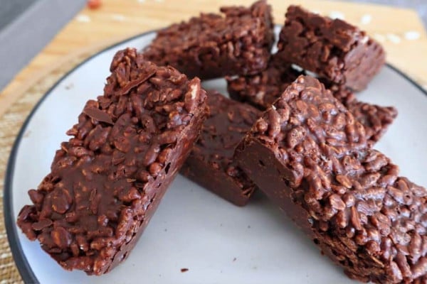 Crispy Chocolate Rice Bubble Bars