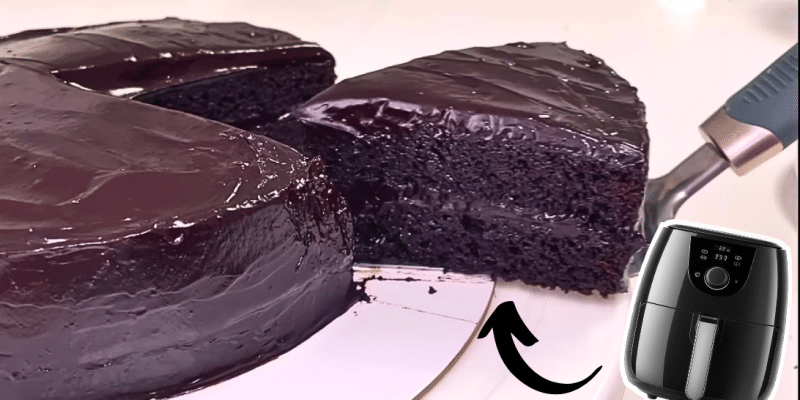 Easy Air Fryer Chocolate Fudge Cake | DIY Joy Projects and Crafts Ideas