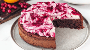 Easy Chocolate Cranberry Cake Recipe