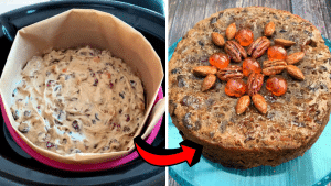 Easy Crockpot Christmas Cake Recipe