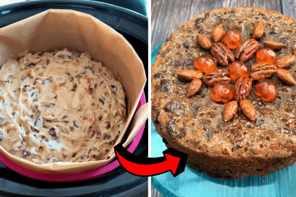 Easy Crockpot Christmas Cake Recipe
