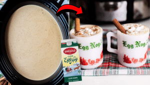 Easy Crockpot Eggnog Latte Recipe