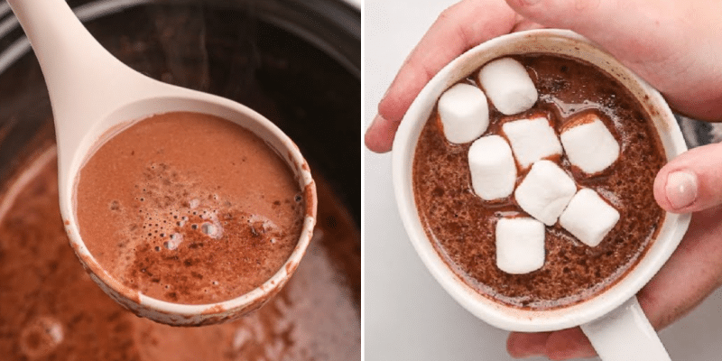 Easy Crockpot Hot Chocolate Recipe | DIY Joy Projects and Crafts Ideas