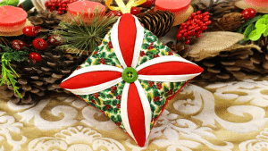 Easy DIY Fabric Christmas Ornament