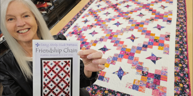 Easy Friendship Chain Quilt Tutorial | DIY Joy Projects and Crafts Ideas