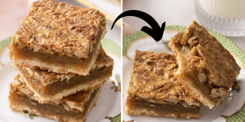 Easy Gooey Pecan Pie Bars Recipe | DIY Joy Projects and Crafts Ideas