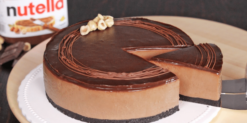 Easy No-Bake Nutella Cheesecake Recipe | DIY Joy Projects and Crafts Ideas