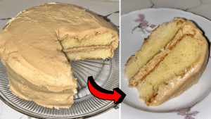 Easy Old-Fashioned Caramel Cake Recipe