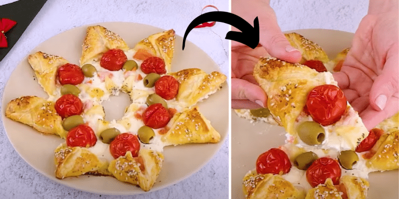 Easy Puff Pastry Wreath Recipe | DIY Joy Projects and Crafts Ideas