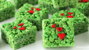 Grinch Rice Krispie Treats Recipe