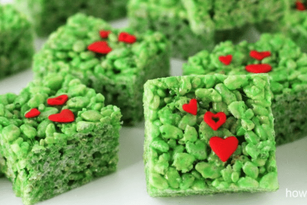 Grinch Rice Krispie Treats Recipe