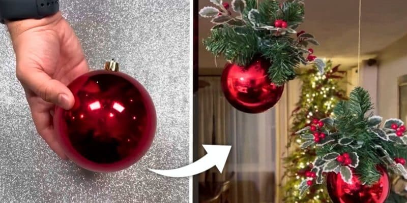 Hanging Christmas Ball Ornament | DIY Joy Projects and Crafts Ideas