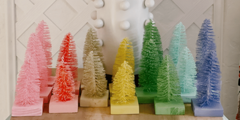 How to Make Bottle Brush Trees | DIY Joy Projects and Crafts Ideas