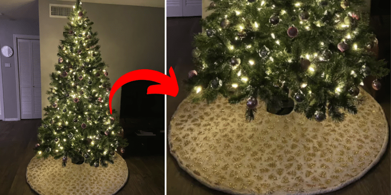 How to Make a Christmas Tree Skirt | DIY Joy Projects and Crafts Ideas