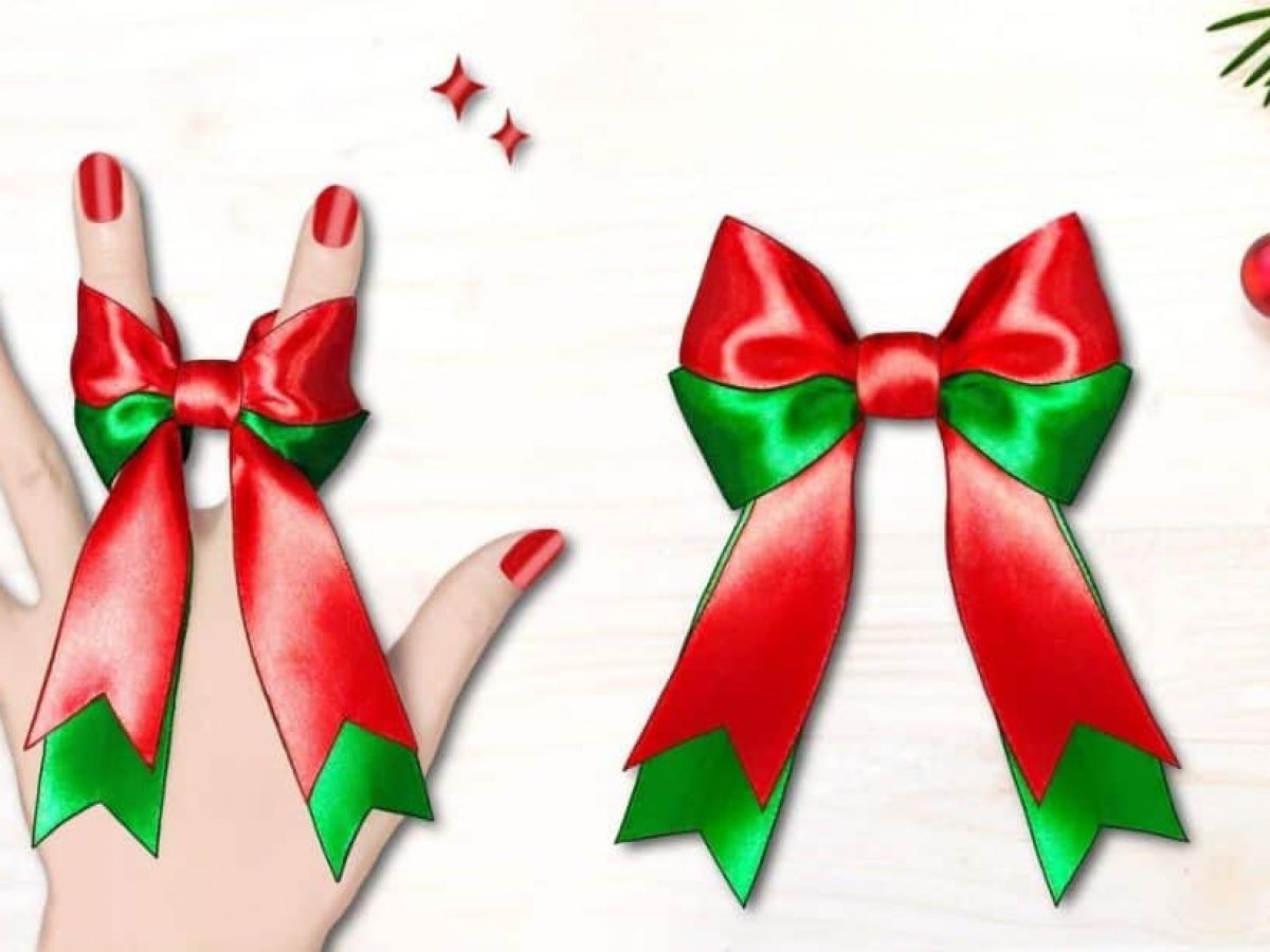 tie perfect bow with ribbon