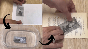 How to Transfer a Photo Using Packing Tape