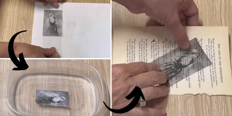 How to Transfer a Photo Using Packing Tape | DIY Joy Projects and Crafts Ideas