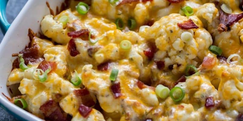 Loaded Cauliflower Casserole (Keto-Friendly) | DIY Joy Projects and Crafts Ideas