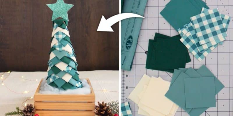 No-Sew Fabric Christmas Tree | DIY Joy Projects and Crafts Ideas