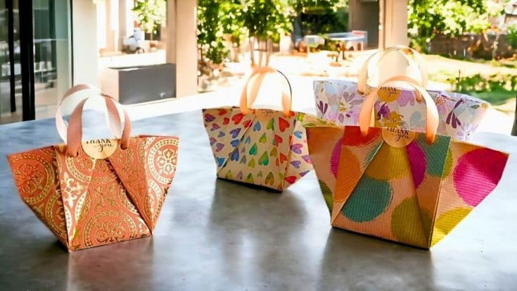 Origami Paper Bag Tutorial - DIY Joy