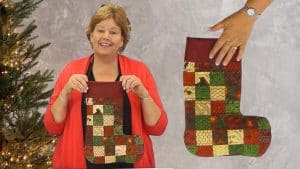 Quilted Christmas Stocking With Jenny Doan