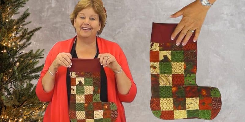 Quilted Christmas Stocking With Jenny Doan | DIY Joy Projects and Crafts Ideas