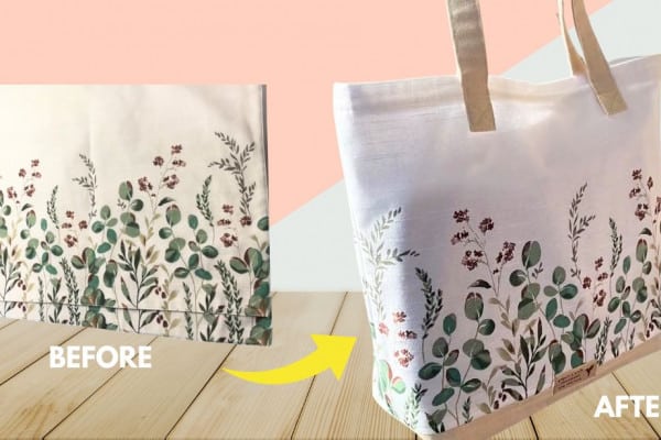 Turn Placemats into a Tote Bag