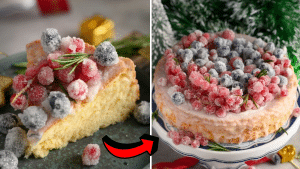 Very Berry Christmas Cake Recipe