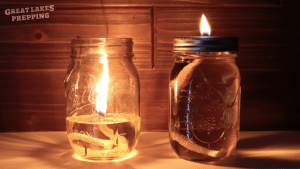 Easy DIY Mason Jar Oil Lamps