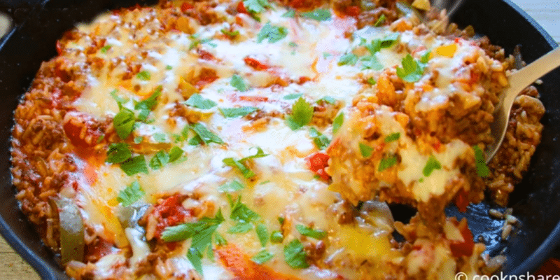 Easy Unstuffed Bell Pepper Casserole Recipe | DIY Joy Projects and Crafts Ideas