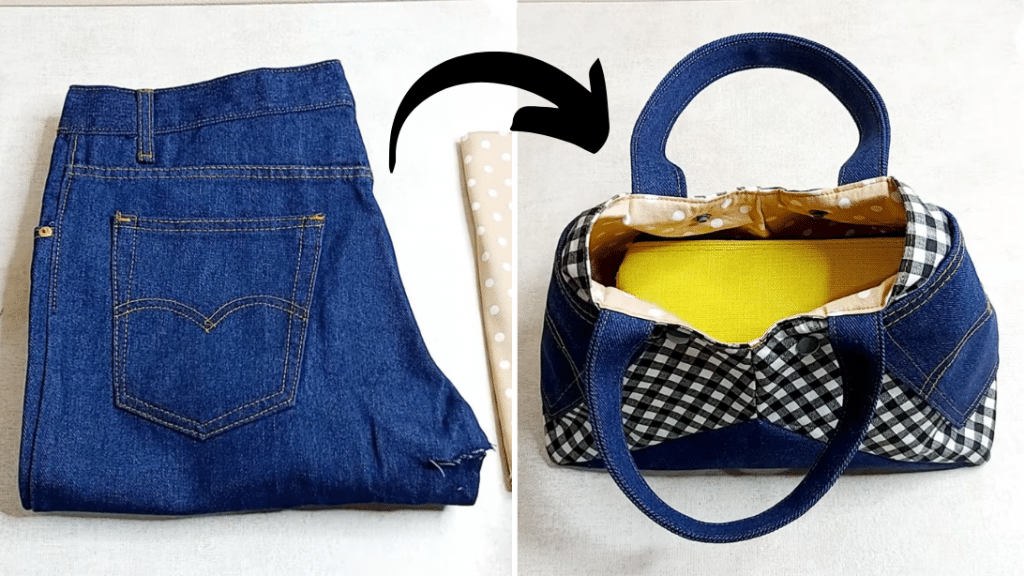 How to Make a Bag From Old Denim Jeans