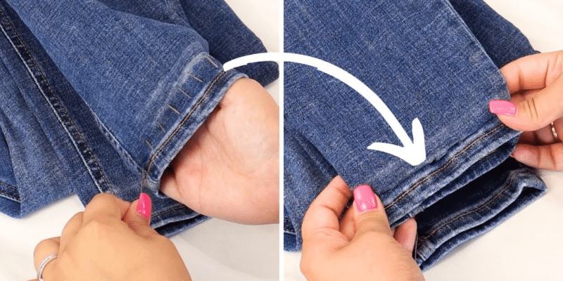 How to Shorten Pants Without a Machine | DIY Joy Projects and Crafts Ideas