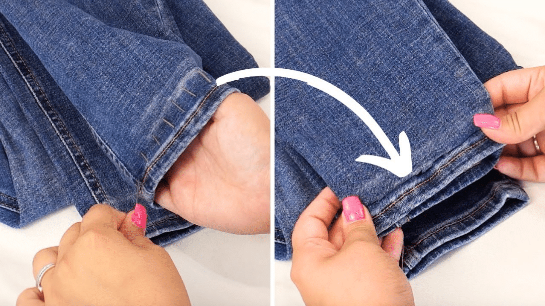 How to Shorten Pants Without a Machine - DIY Joy