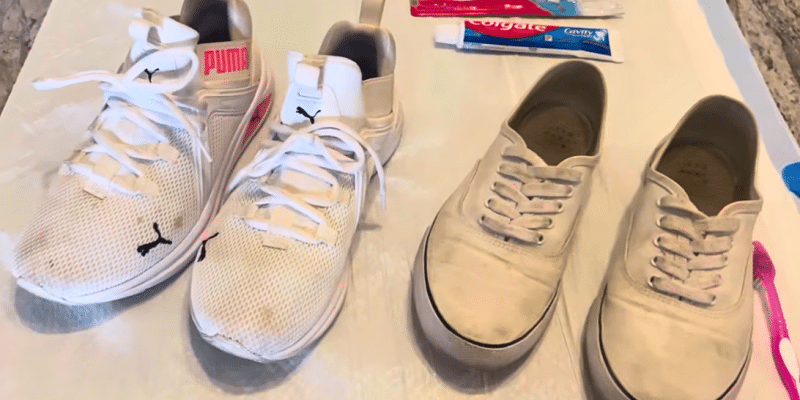 How to Whiten White Shoes | DIY Joy Projects and Crafts Ideas