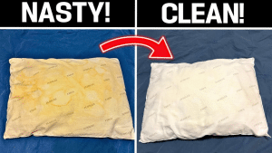 This is The Best Way to Clean & Whiten Pillows!