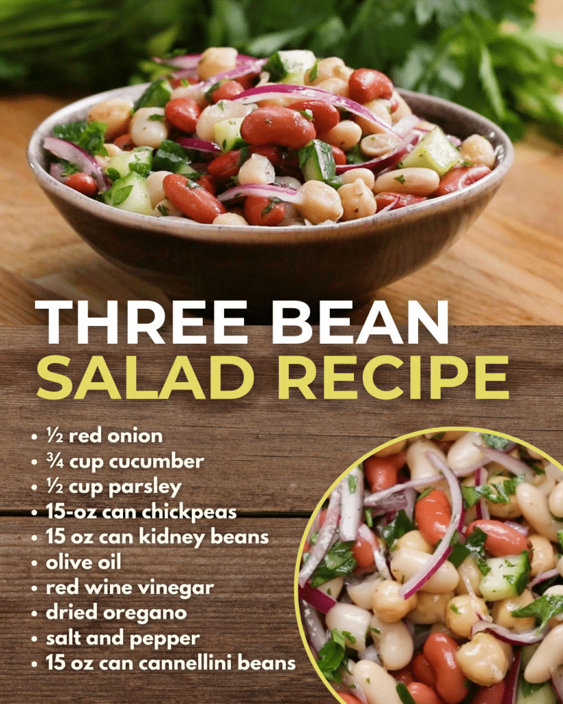 Easy Three Bean Salad Recipe